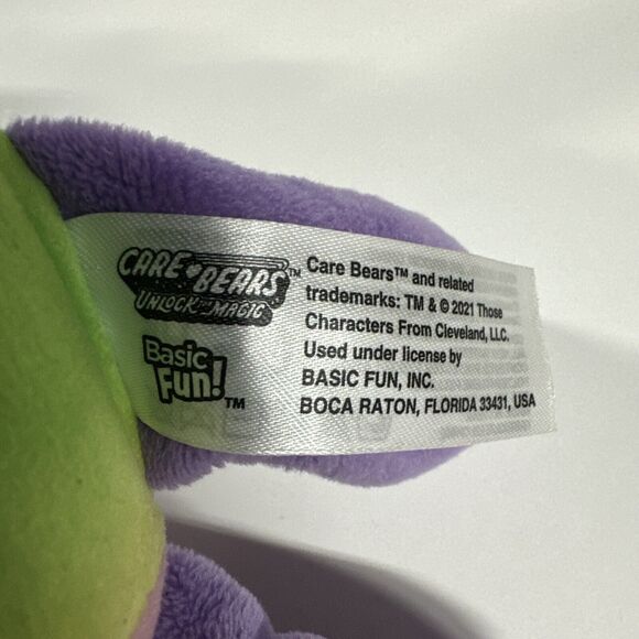 Care Bears Share Bear Butterfly Plush Soft Toy Stuffed Animal  Basic Fun - Picture 8 of 8